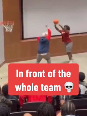 Wait for the player in the red hoodie’s reaction 😭  (via X/LaneKiffin) #olemiss  #CollegeFootball  #airball 