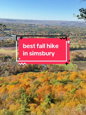 it’s peak foliage weekend, get out there and explore 🍁 📍 talcott mountain state park, simsbury, ct footage is from 10/22/25