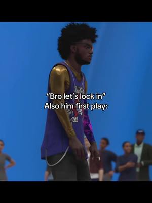 Couldn't be more locked in 😆 🎥: @yoslade on TikTok #NBA #nba2k #nba2k26 #basketball #NBA2K26