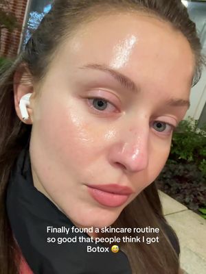 And I was wondering why people stare at me all the time - I’m glowing 😂😂 #skincareroutine #glowingskin 