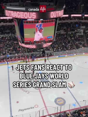 CANADA 🤝 BLUE JAYS 🇨🇦 #NHL #hockey #MLB #winnipeg #WorldSeries 