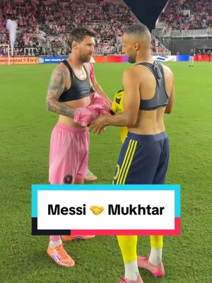 From one MLS MVP to another… Next up: Game Two in Nashville 🫡 #MLS #respect #messi #mukhtar // @AudiUSA #mlscupplayoffs 