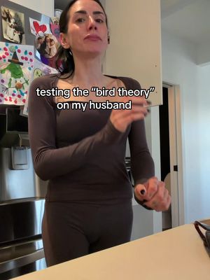he was so excited 😭 #birdtheory #husbandwife #marriage 
