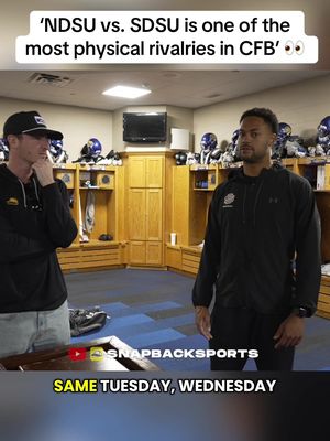 South Dakota State WR Elijah Ervin explaining why the NDSU vs. SDSU rivalry is different 👀 #cfb #CollegeFootball #ndsu #southdakotastate 