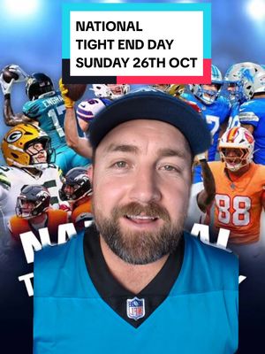 NATIONAL TIGHT END DAY THIS SUNDAY. Last year 14 TEs scored a touchdown. ATS Multi anyone? #tightendday #kelce #kittle #touchdown 