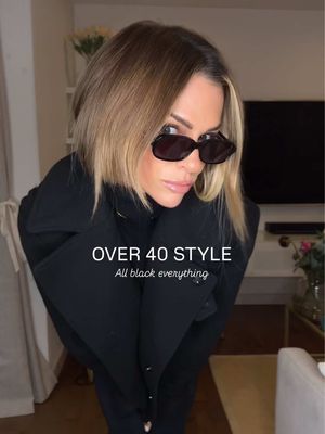 When in doubt 🖤  #grwm #OOTD #over40fashion #fashion #40s 