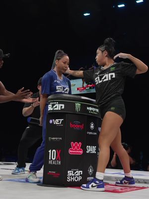 Ding Miao was ready for another one 😲  Rewatch all the action from $VET #PowerSlap16 NOW on YouTube