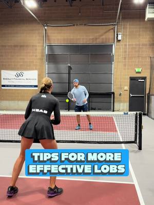 Lobs can be a really great tool IF you execute them correctly! If you’re lobbing the ball with no target in mind, you’re probably going to get a ball slammed back on you or your partner.  So instead, one great option for lobbing is to target over the non-dominant shoulder of your opponent so they have to turn and going around the ball for the return.  Who’s a fan of lobs? • • • • • #pickleball #pickleballtips #pickleballaddict #pickleballer #pickleballwarmup     