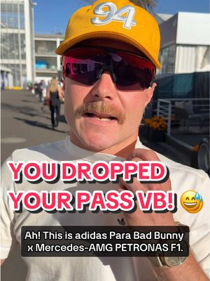 VB, you dropped your pass! 🙌 #f1 #formula1 #valtteribottas #mercedesf1 #adidas