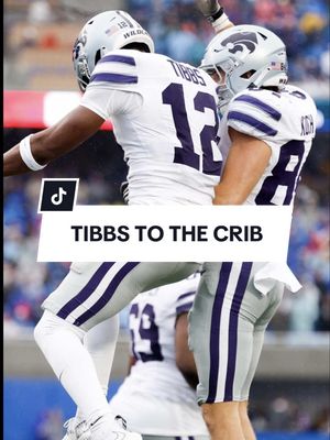 WHAT A DIME 🪙 Avery Johnson throws a beauty to Jaron Tibbs as K-State doubles its first-quarter lead. #Big12FB | 📺 TNT