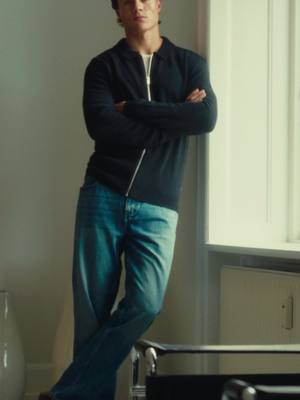 An outfit that embraces Scandinavian minimalism Explore more at lindberghfashion.com #LINDBERGH #denim #jeans #minimalist #fashion