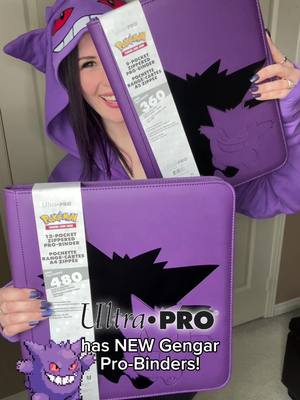 😈 Perfect for any Gengar fan and/or TCG collector! I’m actually debating separating all my Gengar cards from their respective sets, and adding them to the 9-Pocket so I have all my Gengar cards in one place. Ultra Pro always has good quality products, especially for Pokémon TCG and Magic the Gathering! And I LOVE their sleeves! If you’re looking to grab one, @Danireon | Danireon Cards currently has these in stock on her site (does not ship these to the US at the moment), along with the deck box! 🥰 #ultrapro #gengar #pokemontiktok #pokemoncards #pokemon