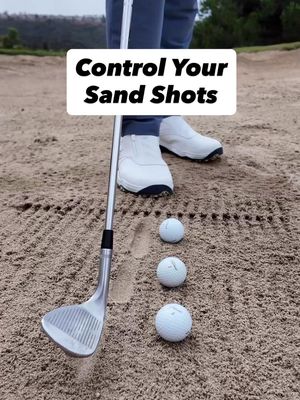 Most golfers can get out of the sand but can’t control what happens next, can you?
