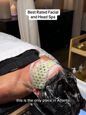 This is the only place in Atlanta that does fully customized facials and head spa treatments in one! This experience is called the Dual and it’s 2 hours long. Scalp felt detoxed and face felt super glowey 🙌 #atl #atlanta #headspa #atlantageorgia 