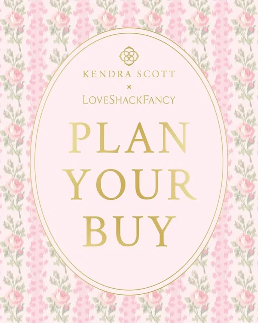 PLAN YOUR BUY for our new Kendra Scott x LoveShackFancy collab dropping 10/28 💓 Wanna shop early? Here’s 2 ways: Sign up at the link in bio to join our VIP list and get exclusive access on 10/27 from 10AM–10PM EST 💖Calling all NJ besties — visit our Grove boutique this Sunday, 10/26, for in-store early access! 🎀 #loveshackfancy #kendrascott #kendrascottjewerly #jewelry #fancy 