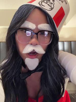 halloween costume transition 👻 #kfc #colonelsanders 