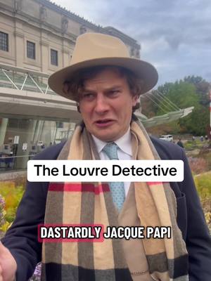 The inspector has arrived #louvre #louvremuseum #heist #funnyvideos #funny 