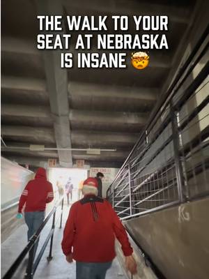 Nebraska’s Memorial Stadium is 102 years old, and it definitely shows trying to find your seat at this place 🤯 #CollegeFootball #football #footballtiktok #cfb #nebraskafootball 