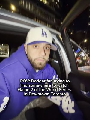 Trying to find somewhere to watch Game 2 in Downtown Toronto and I might be cooked chat.. #toronto #dodgers #bluejays #sportsbar #WorldSeries 