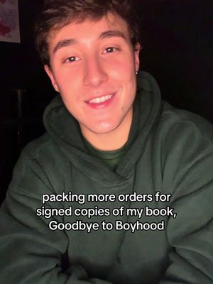 I cannot extend my thank-yous enough — this has truly meant the world to me. Signed copies of my book, complete with handwritten letters and printouts of the original Goodbye to Boyhood covers, are now live on my TikTok Shop for a limited time (until I get more supplies lol). #shortstory #lgbtauthor #lgbtbooks #gay #mlm 