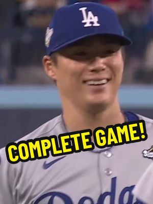 BACK-TO-BACK COMPLETE GAMES FROM YOSHINOBU YAMAMOTO. #dodgers #sports #losangeles #WorldSeries 