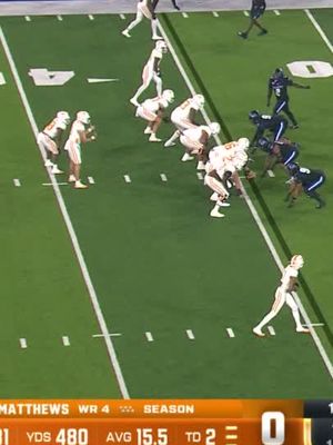 Joey Aguilar put on a show in Lexington. 390 yards + 3 TDs. #vols #CollegeFootball #joeyaguilar