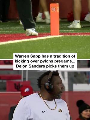 Coach Prime makes sure to clean up the mess. (🎥: Romi_Bean/X) #coloradofootball #coachprime #deionsanders