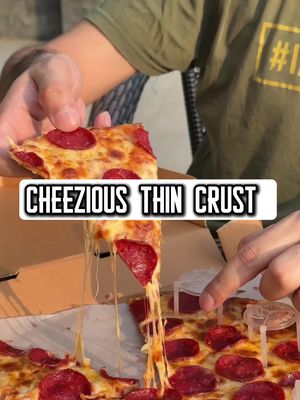 Chezious has launched their thin crust pizza lets see how is it. . . ... #trending  #viral  #foryoupage  #lahore 