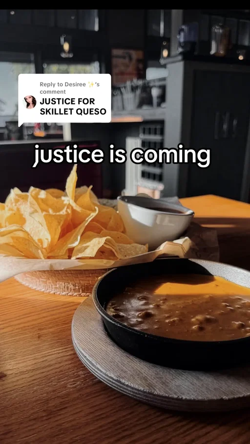 Replying to @Desiree ✨ let’s chat tomorrow #chilis #skilletqueso #tripledipper #omg 