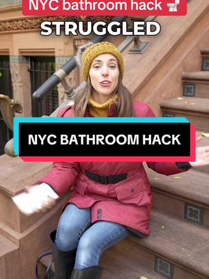 Use the Flush app to find a public bathroom in NYC 🚽🧻 #NYCTravel #NewYorkCity #NYCTravelTips #TravelHacks #NYCGuide               ​​​​​​​​​​​​​​​​