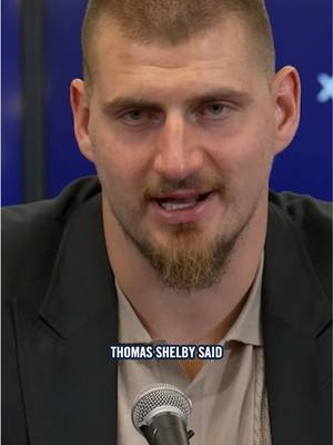 Thomas Shelby 🤝 Nikola Jokić #denvernuggets #NBA #jokic #peakyblinder 