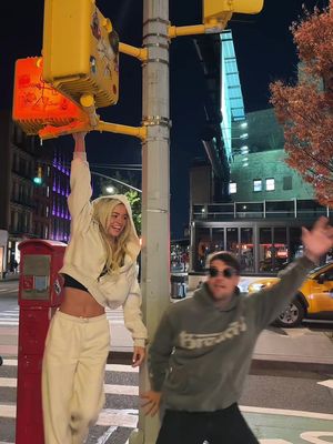 Why was this pedestrian lowkey tuff #nyc #fyp 