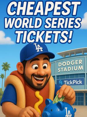 @TickPick comes through with the lowest price for #WorldSeries tickets! #dodgers #toronto #MLB #losangeles 