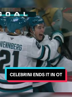 INCREDIBLE. UNBELIEVABLE. NOTHING LIKE IT. 🔥 #NHL #Sharks #MacklinCelebrini 