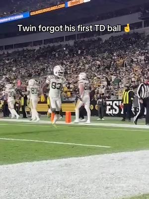 Savion almost forgot the ball on his first TD 😭 #packers #nfl #snf #lol 