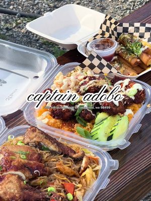Island Filpino food trunk in Lakewood, WA 🇵🇭 — Captian Adobo  • • • • #gooddeatswithjenny #pnw #lakewood #lakewoodfood #tacoma #Foodie #foodtiktok #fyp #filpino #islandfav #supportlocal 