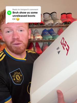 Replying to @Unisport WHAT COULD THEY BE? 👀🤯 - I CAN’T BELIEVE I WAS SENT UNRELEASED FOOTBALL BOOTS? Come back tomorrow to see me open them!! 🤩 #adidasfootball #f50 #footballboots #adidas #unisport 