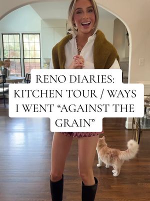 a full in depth kitchen tour & ways I went against the grain with the design 🫶🏻 #interiordesign #kitchentour #homerenovation #designtips 