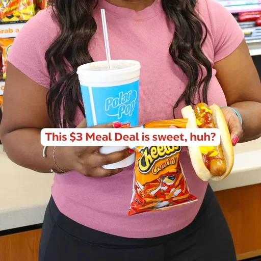 And no, you don't have to punch a code in or anything. #circlek #circlekmealdeal #3dollarmealdeal #mealdeal 