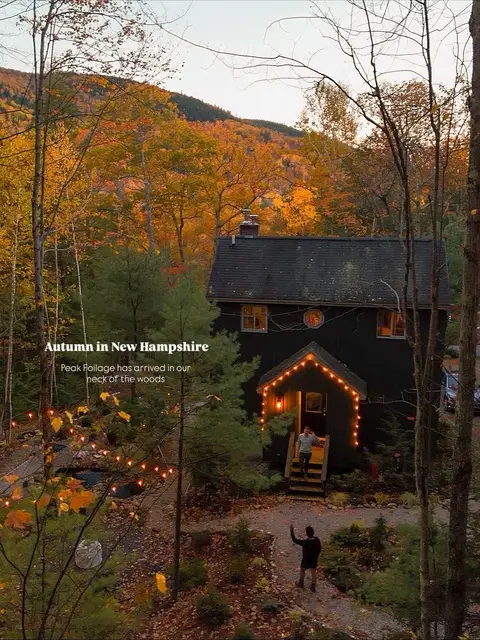 how beautiful to experience fall in New Hampshire 🤍🥹🍂 #newhampshire #autumnaesthetic #fallvibes #traveltiktok #homedecor   