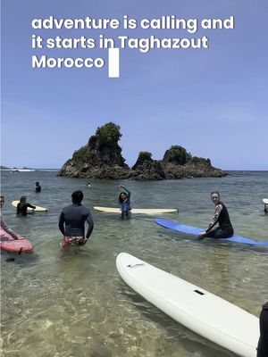 WANNA LEARN HOW TO SURF!?🏄‍♀️  📍 Where: Taghazout (Morocco) 📆 When: Saturday, April 11th, 2026 - Saturday, April 18th, 2026 €896.00 @Your Friends Are Boring  What’s Included - Accommodation (8 days / 7 nights) - All meals (breakfast + lunch + dinner) - 5 surf lessons/guiding with local instructors - Free access to equipment (board and wetsuit) - Sandboarding - Visit of the souk of Agadir - Airport transfers (two ways) - Transfers to spots nearby Suggested Flights  Agadir Al-Massira International Airport is the nearest airport to Taghazout, approximately 1 hour away and transfers are provided. Payment Options 1. Deposit + second payment. You can make a deposit to secure your spot and make a second payment of the remaining amount 1 month before the departure. 2. Full payment. You can make the full payment at once and forget about all the fuzz.  Early bird policy: you can benefit from an early bird discount on your deposit if you are one of the first four to book their trip! Please feel free to reach out if you have any questions or concerns! So excited to meet you all and share amazing memories that will last a lifetime!  #solotravel #surftrip #morocco #grouptrips  