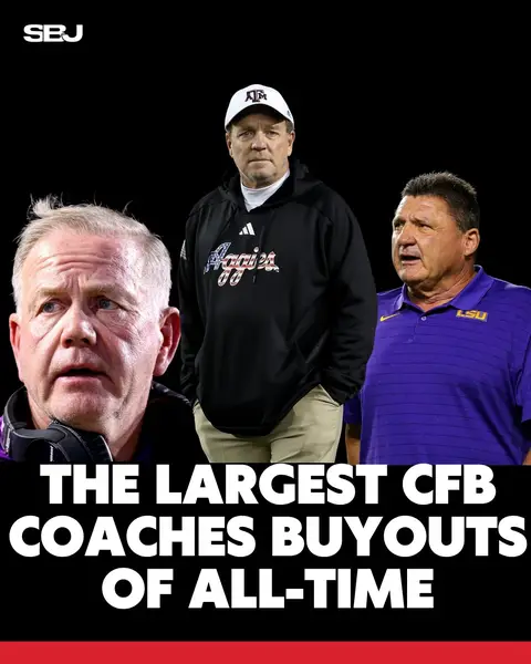 Brian Kelly, Billy Napier, and James Franklin are all out as head coaches, but not empty-handed 💰   Let’s take a look at the largest buyouts in college football history 👀   Is getting fired from a Power 5 school… the best job in America? #lsu #texas #florida #cfb #football 