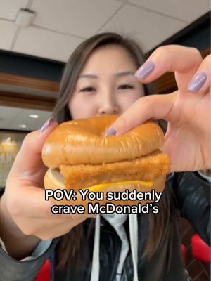 *ad 😏 I was waiting for my friends but I couldn’t help trying a bite of EVERY @mcdonald’s canada🇨🇦 Extra Value Meals! Now just $9.99 + tax (at participating restaurants) 👏 Choose from: 🫶🏼 McChicken (made with 100% Canadian raised seasoned chicken!) 🫶🏼 2 Cheeseburgers (made with 100% Canadian beef!) 🫶🏼 Filet-O-Fish (my fav 🐟 did you know it’s made with 100% certified sustainable Alaska Pollock?) 🫶🏼 McVeggie (sooo good! It’s made with a delicious blend of vegetables and seasoning) All Extra Value Meals come with a Medium Fountain Drink and Medium Fries! Such an amazing deal 💪🏻 Go check it out 🍟
