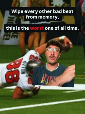 This is the worst beat of all time.  Whatever we’ve said in the past, wipe it from memory, this is the worst, ever.  1 yard from turning $15.46 into nearly $1M.  To make it worse; it was initially called a touchdown. 🤮 Via X/derocher_james  @Vinny B  #fyp #foryoupage #parlay #bad #beat #review #reviews #reaction #nfl #football #sunday 