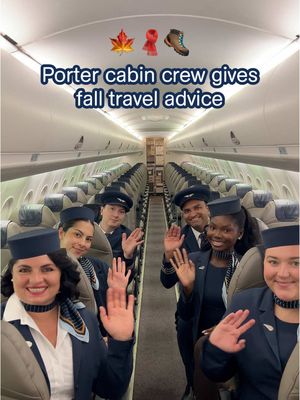Fall getaways call for weather-ready gear! 🍁 Here’s our flight crew-approved packing list of outdoor essentials: Wool socks 🧦 Hiking shoes 🥾 Warm jacket 🧥🍁 Good book 📚 #flyporter #porterairlines #falltravel #packingessentials #traveltips