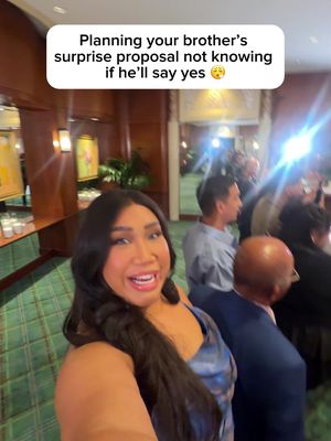 😬😬😬 #surpriseproposal #brother #family #proposal #marriage 