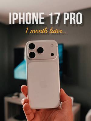 10.27.25 iPhone 17 Pro after 1 month.. is it worth the upgrade?? 🍏 #iphone #apple #iphone17pro #Tech #dayinmylife 
