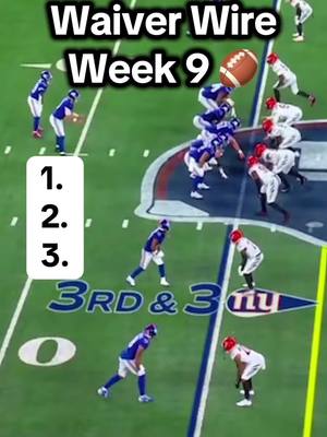 Waiver wire week 9 adds - fantasy football 🏈 #fantasyfootball #nflfantasy #nflfantasyfootball 