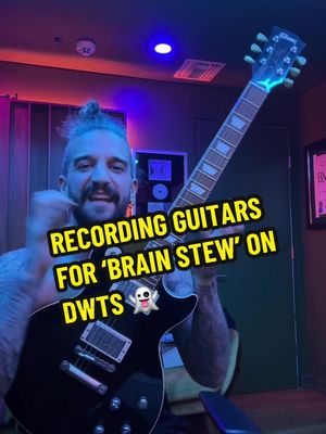 Got to record some guitars this week for our Halloween Night song ‘Brain Stew’ on DWTS. I love working with @raychewlive he is an incredible collaborator & one of the best in the biz. I can’t wait to hear @travisgarland sing this one live & the rest of the band KILL IT tmrw 🤘🏼#dwts 