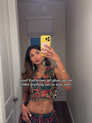 Brown girls 🤝 glow ups! #browntiktok #GlowUp #browngirl #desitiktok #indian 
